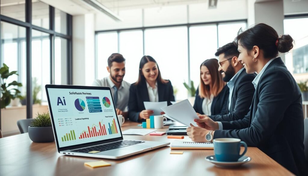 ai-software-reviews-1024x585 Lucrative Opportunities: Review AI Tools for Profit